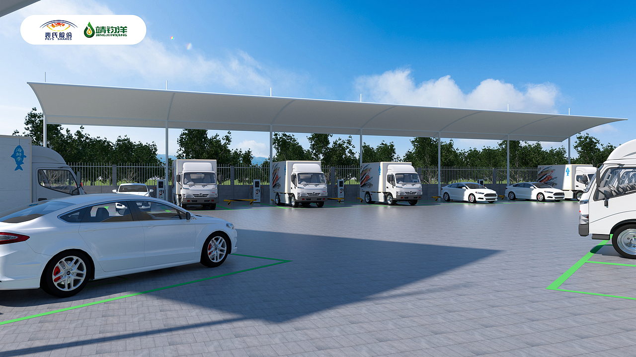 最近做的充电站效果图（图ZMzgwMzY4NTUy） - 建筑/空间 - 站酷设计师基诺夫猫艇原创素材 - 站酷ZCOOL