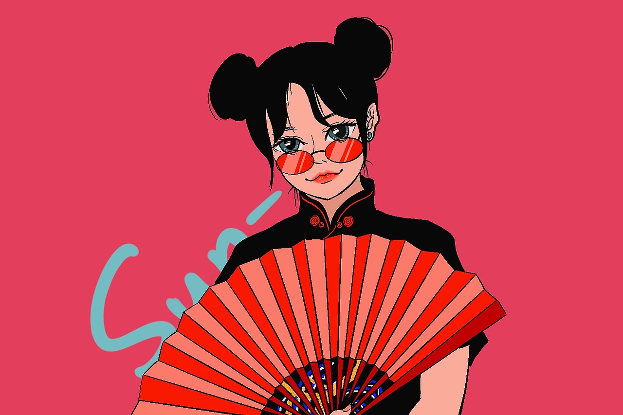 Procreate手绘人物插画（图ZMzgwMzY5MTA0） - 创作习作 - 站酷设计师Sunyq0707原创素材 - 站酷ZCOOL