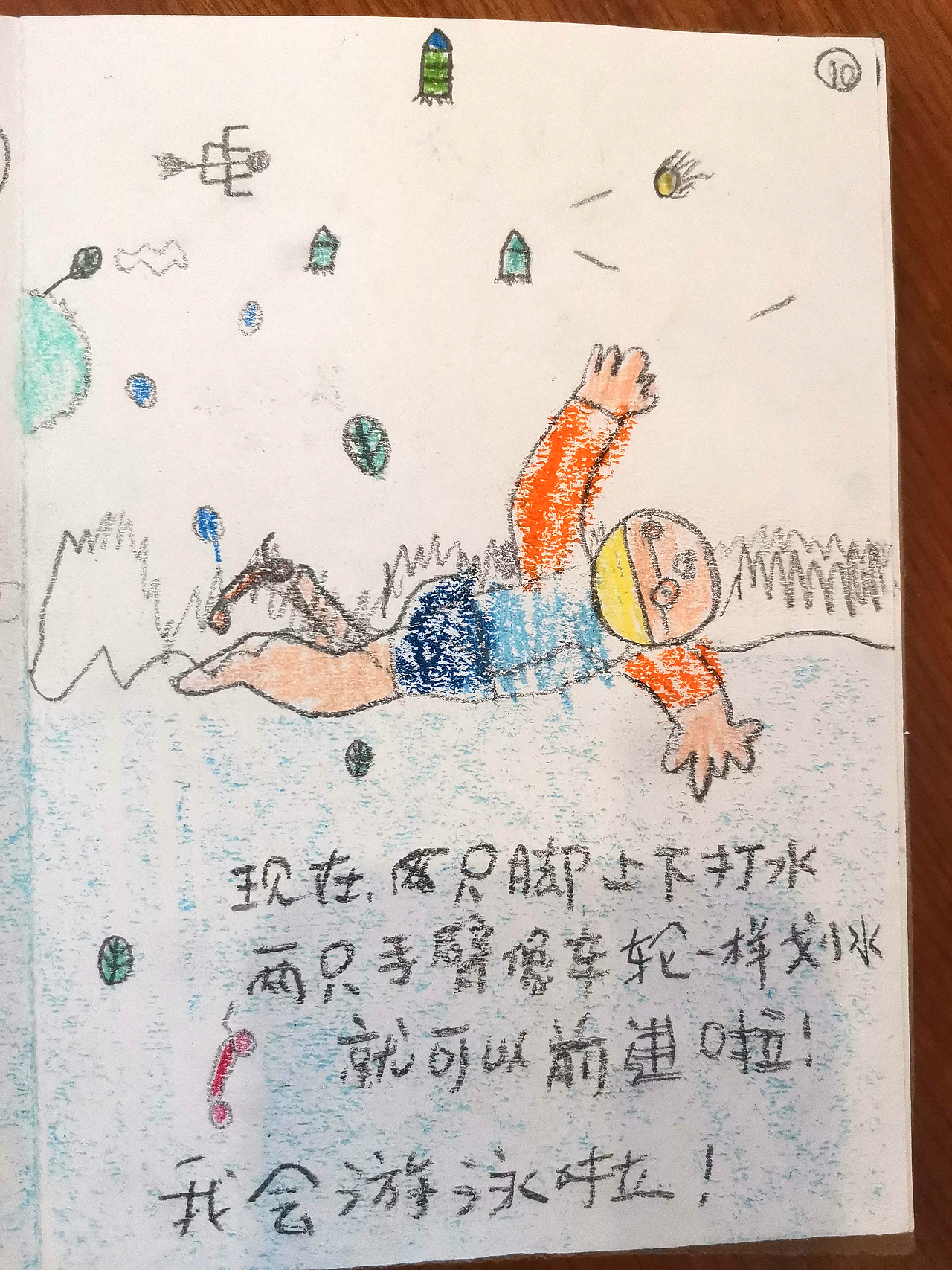 火箭,陨石,落叶,战斗机,玩具车,还有刚学会游泳的CC