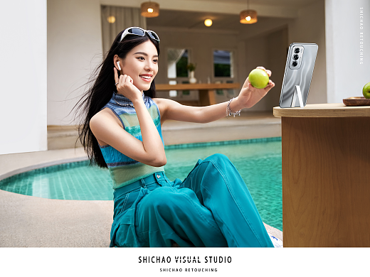 OPPO 蓝牙耳机 产品 &人像精修图