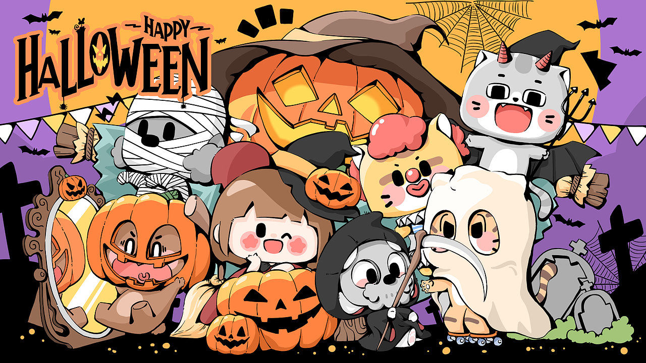 万圣节（图ZMzgwMzgyNjI0） - 创作习作 - 站酷设计师Mr丶钢铁直男原创素材 - 站酷ZCOOL