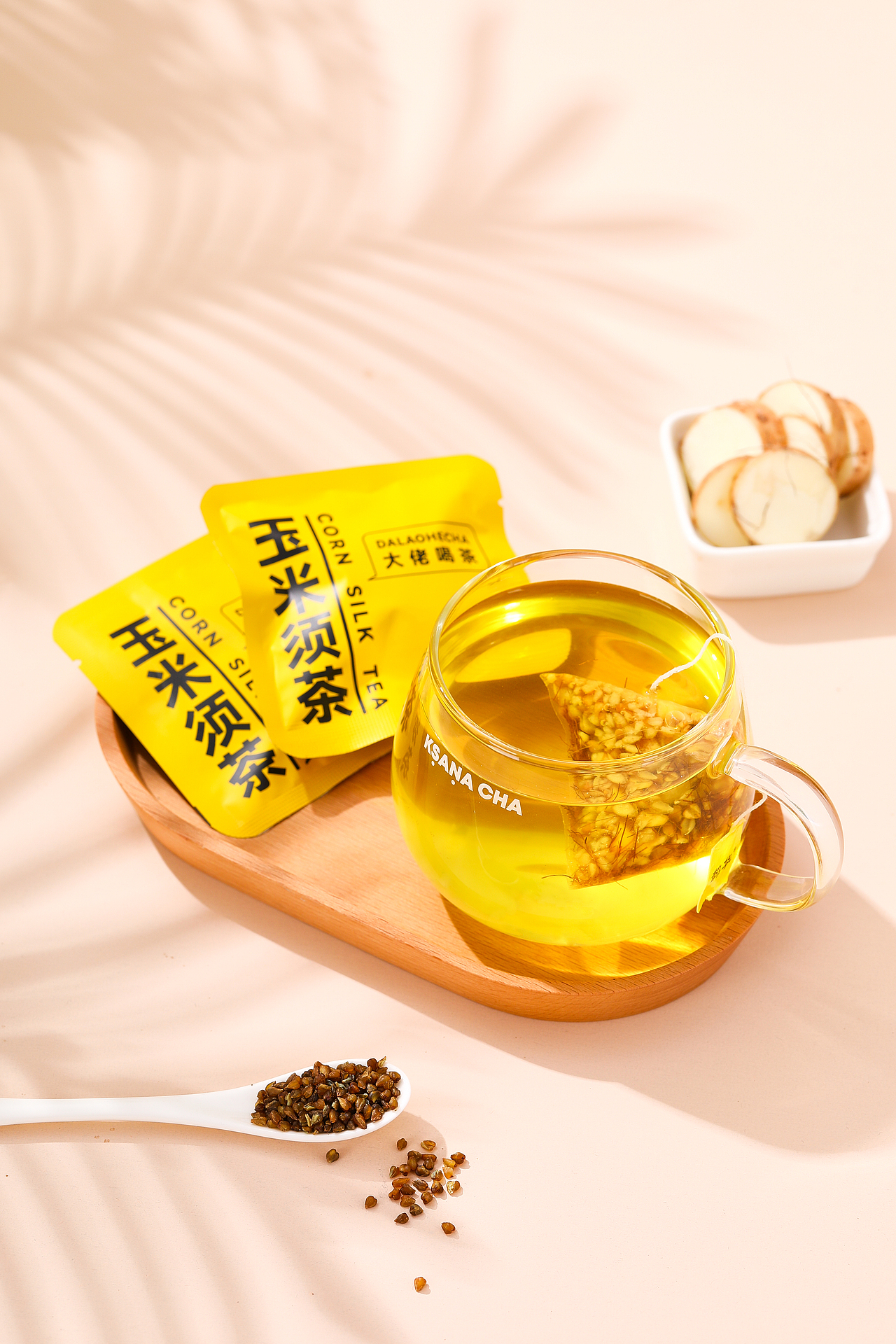 玉米须茶-袋泡茶-养生茶拍摄