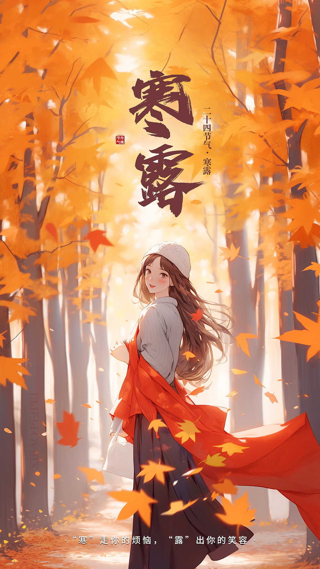 【寒露】节气海报（图ZMzgwMzk0Mzk2） - 创作习作 - 站酷设计师魔法茜茜原创素材 - 站酷ZCOOL