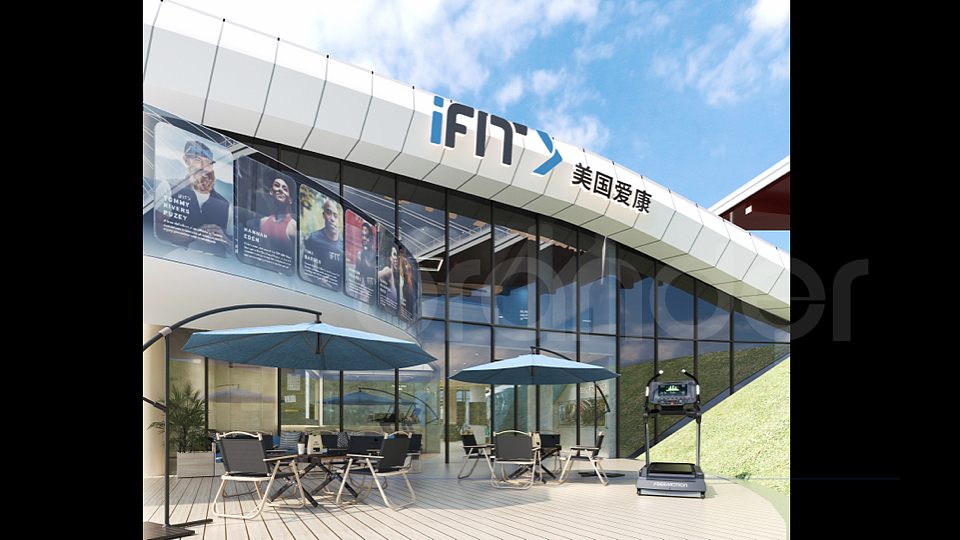 杭州ifit运动健身器械空间si设计店铺设计公司