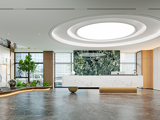 现代办公楼大厅