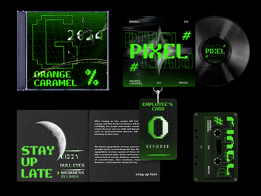 YEFONT Orange Caramel | 超酷西文像素字体