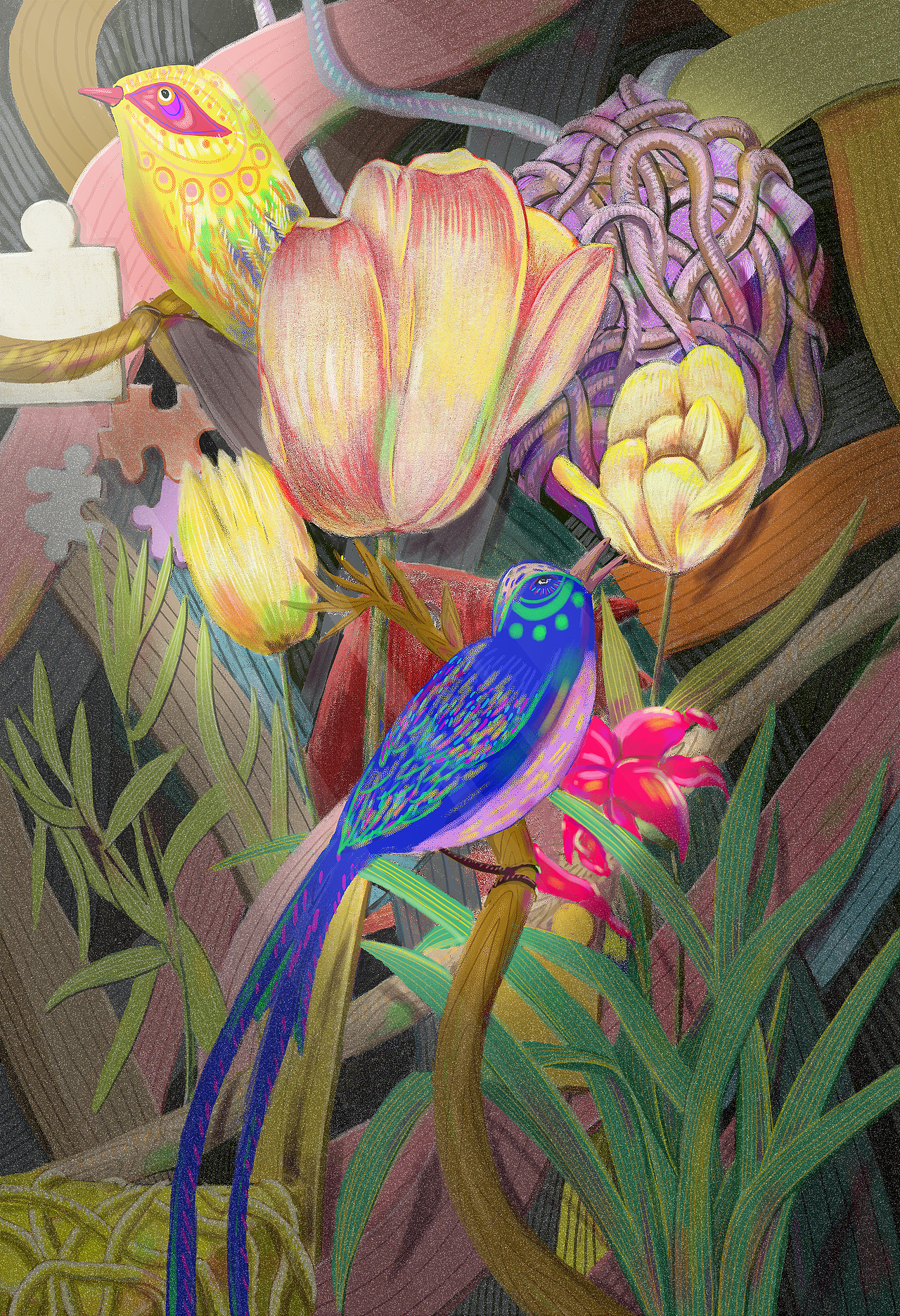 蓝鸟（图ZMzgwNDE1NDY0） - 艺术插画 - 站酷设计师davinci0618原创素材 - 站酷ZCOOL