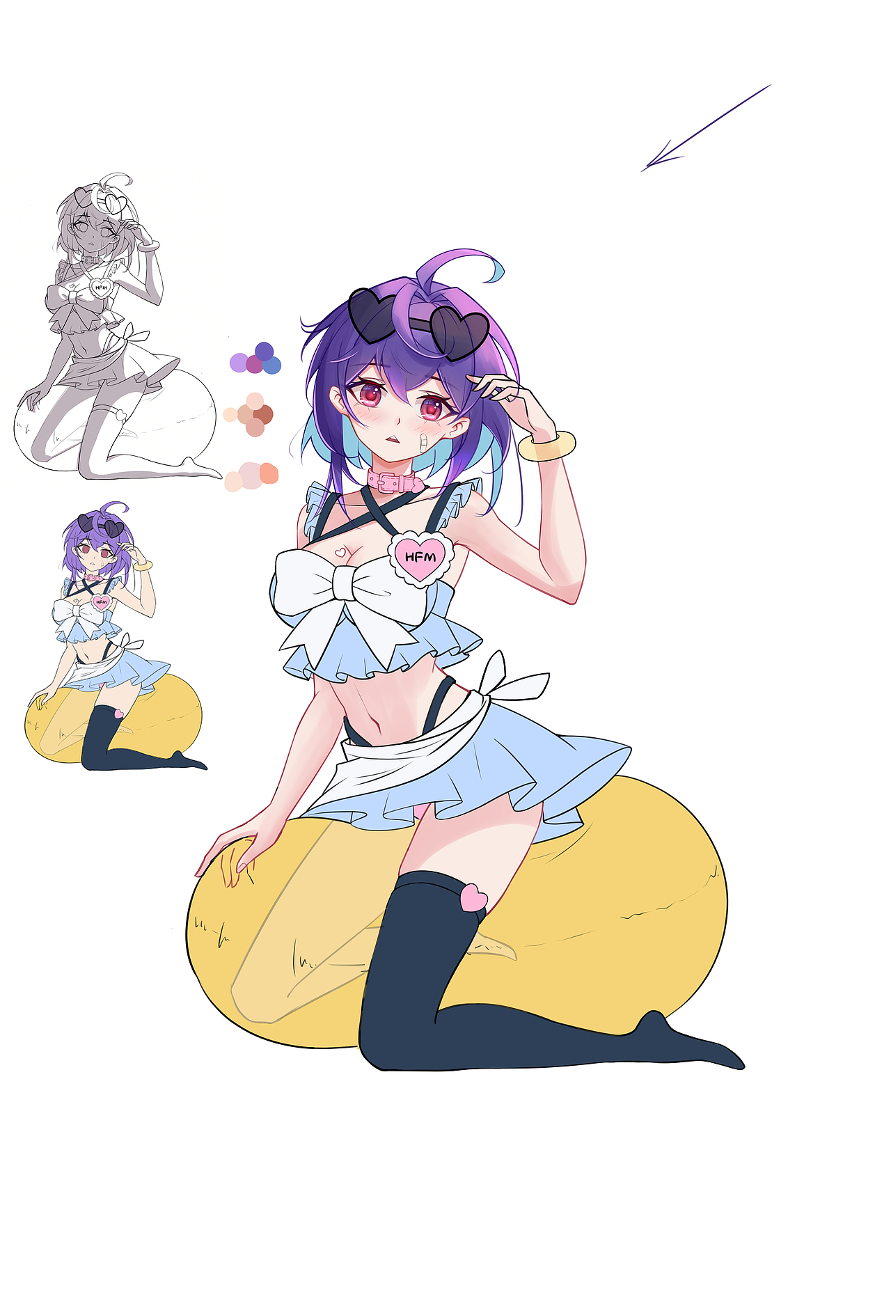 喜欢夏天（图ZMzgwNDIyOTIw） - 游戏原画 - 站酷设计师画画的童画原创素材 - 站酷ZCOOL