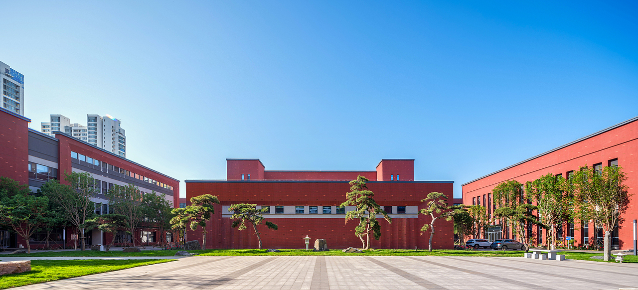 卓越中学新校区｜石家庄建筑摄影｜景观摄影｜空间摄影（图ZMzgwNDI2Mjky） - 环境/建筑摄影 - 站酷设计师摄影师于清亮原创素材 - 站酷ZCOOL