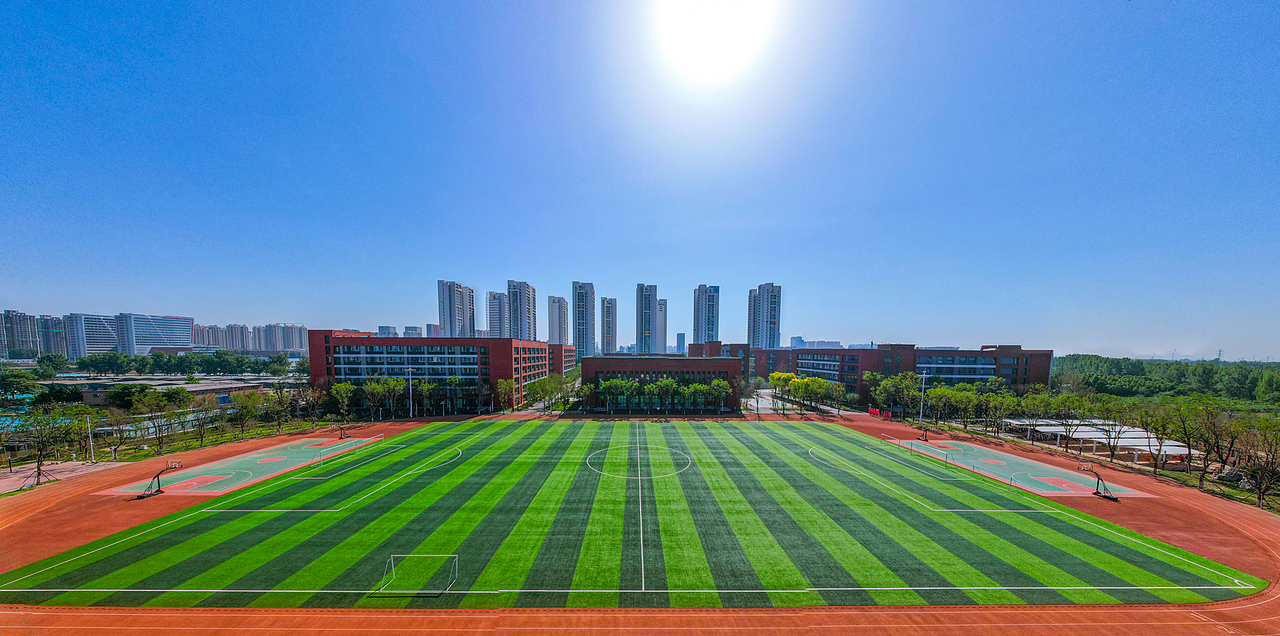 卓越中学新校区｜石家庄建筑摄影｜景观摄影｜空间摄影（图ZMzgwNDI2Mjc2） - 环境/建筑摄影 - 站酷设计师摄影师于清亮原创素材 - 站酷ZCOOL