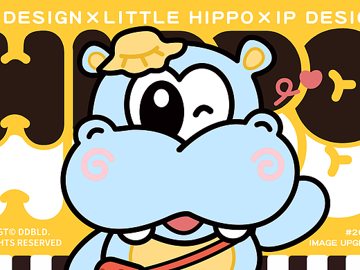 【IP形象设计】HIPPO蓝色河马