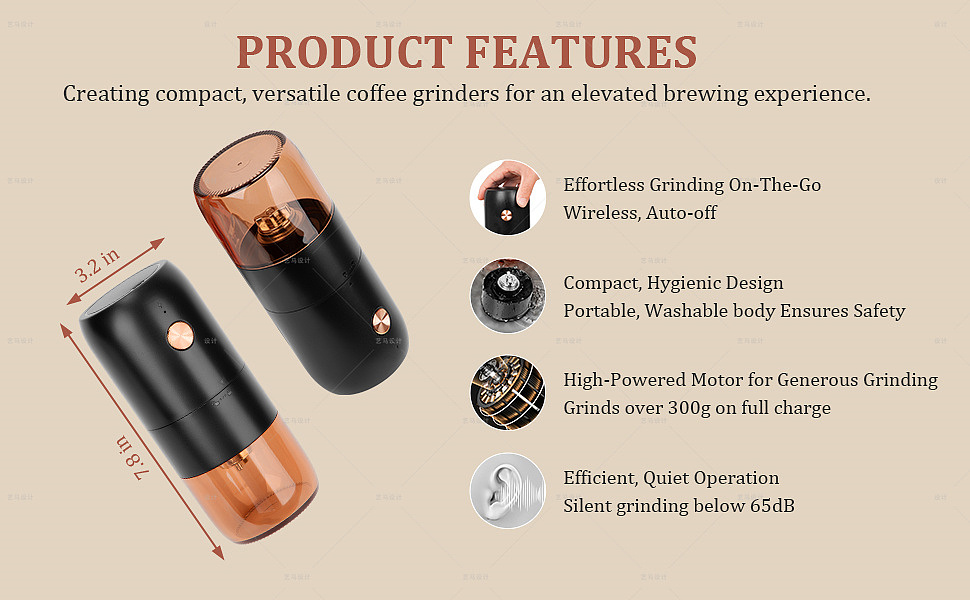 厨房用品 研磨机亚马逊Amazon案例 亚马逊主副图A+设计