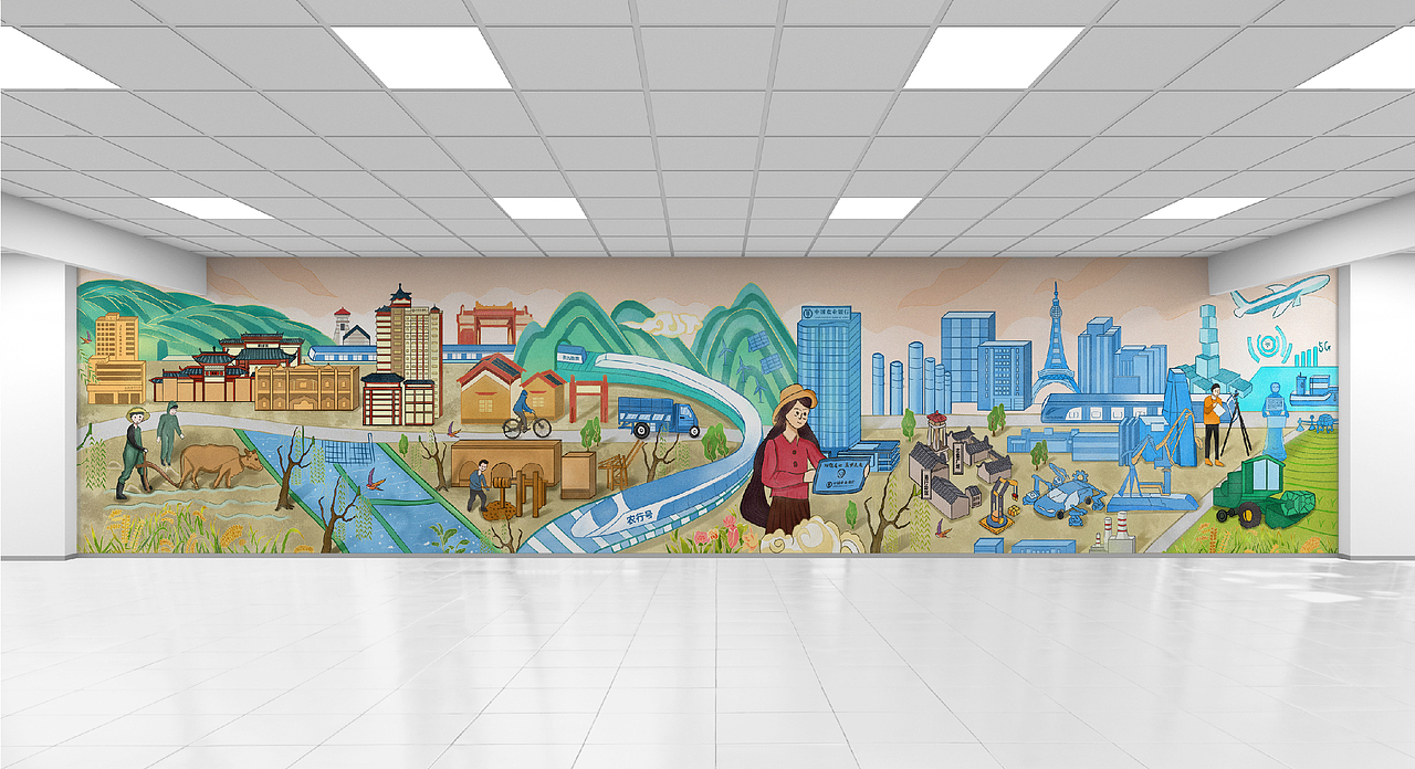 佛山城市插画（二）· 10米长卷（图ZMzgwNDM1ODA4） - 商业插画 - 站酷设计师Asa灵魂设计原创素材 - 站酷ZCOOL