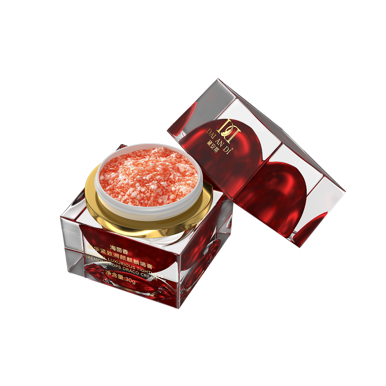 护肤品化妆品白底图透明图C4D建模OC渲染场景