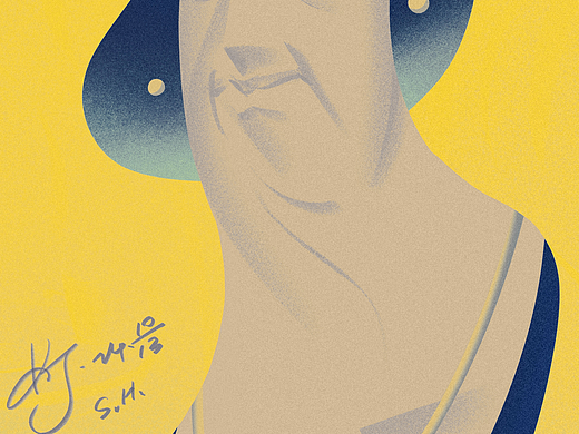 板绘插画｜Procreate沪上阿姨