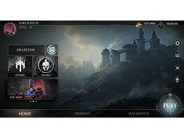 歐美奇幻UI練習(xí)作品