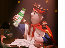 AD鈣奶創(chuàng)意海報設(shè)計——娃哈哈AD鈣與你“永結(jié)童心”