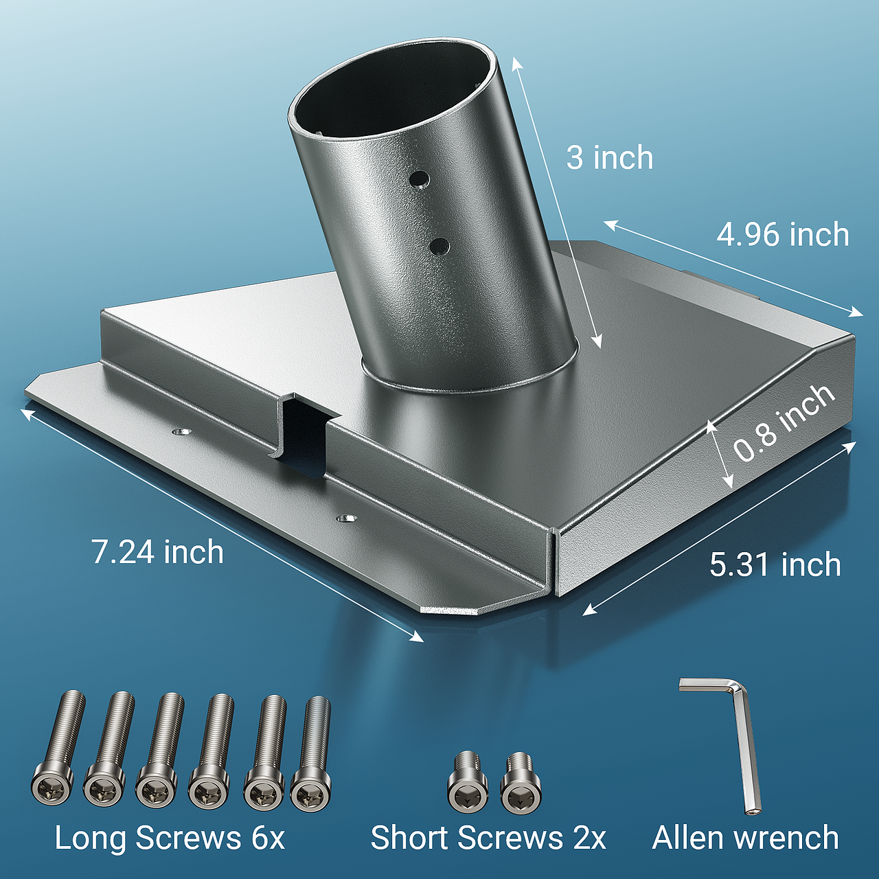 【聚豪设计】星链支架主副图 A+设计 庭院产品渲染套图
