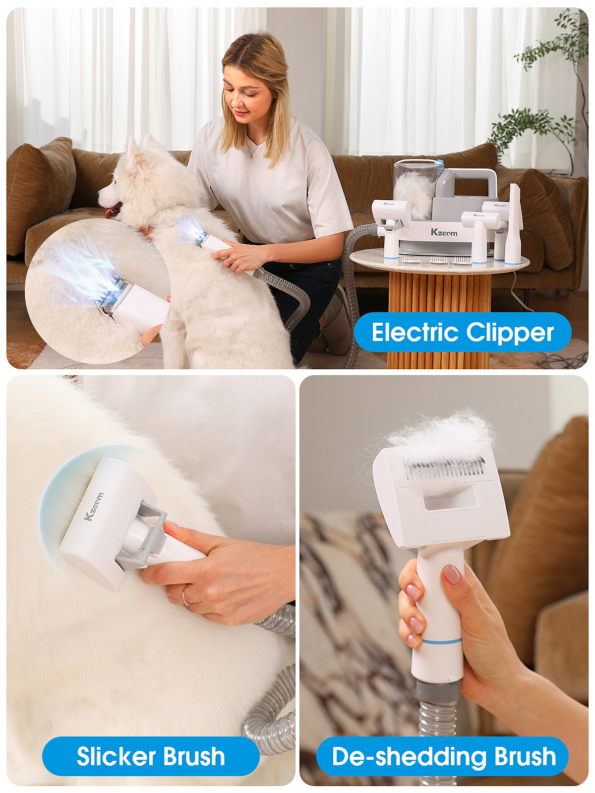 【聚豪设计】宠物清理器亚马逊主副图A+设计 渲染+实拍