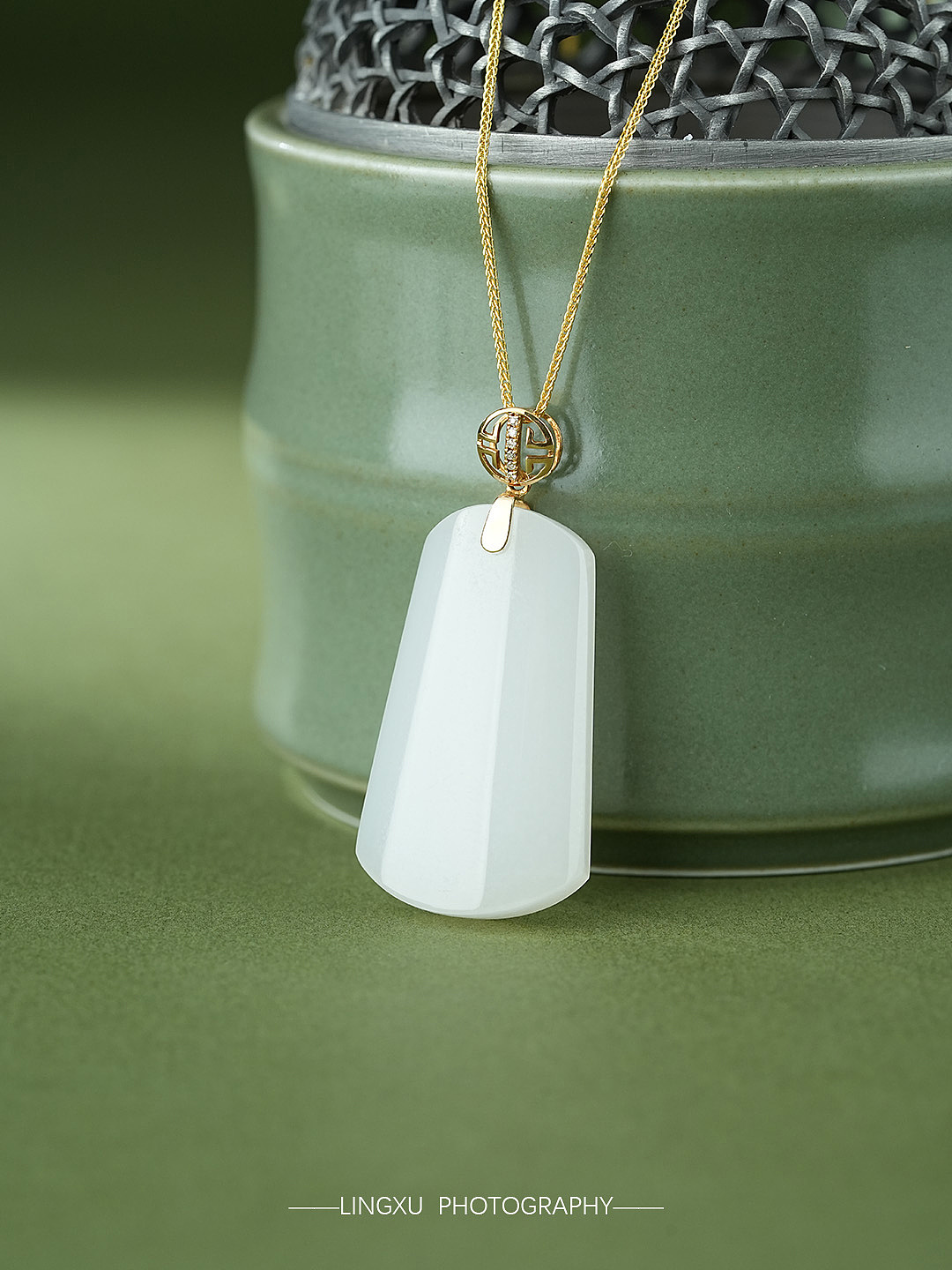 和田玉吊坠摄影