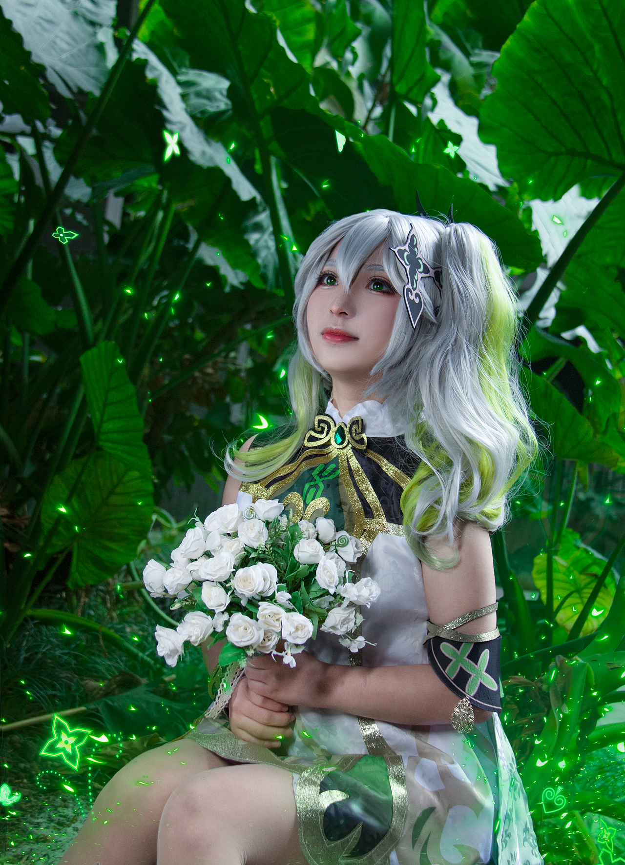 【杜子】原神纳西妲cos拍摄成片展示(1)