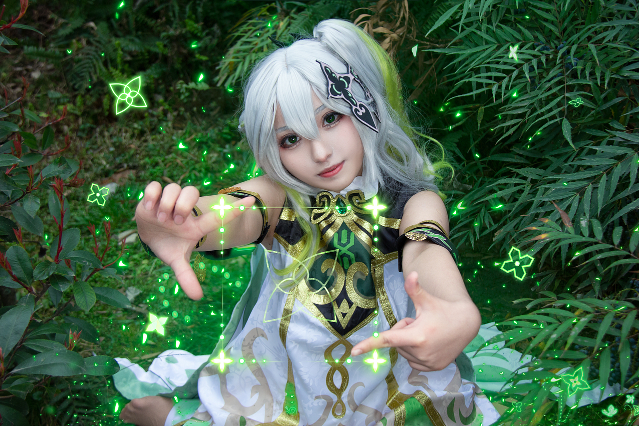 【杜子】原神纳西妲cos拍摄成片展示(1)