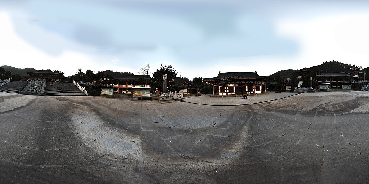 孙恺老师全景摄影现场东莞寺院
