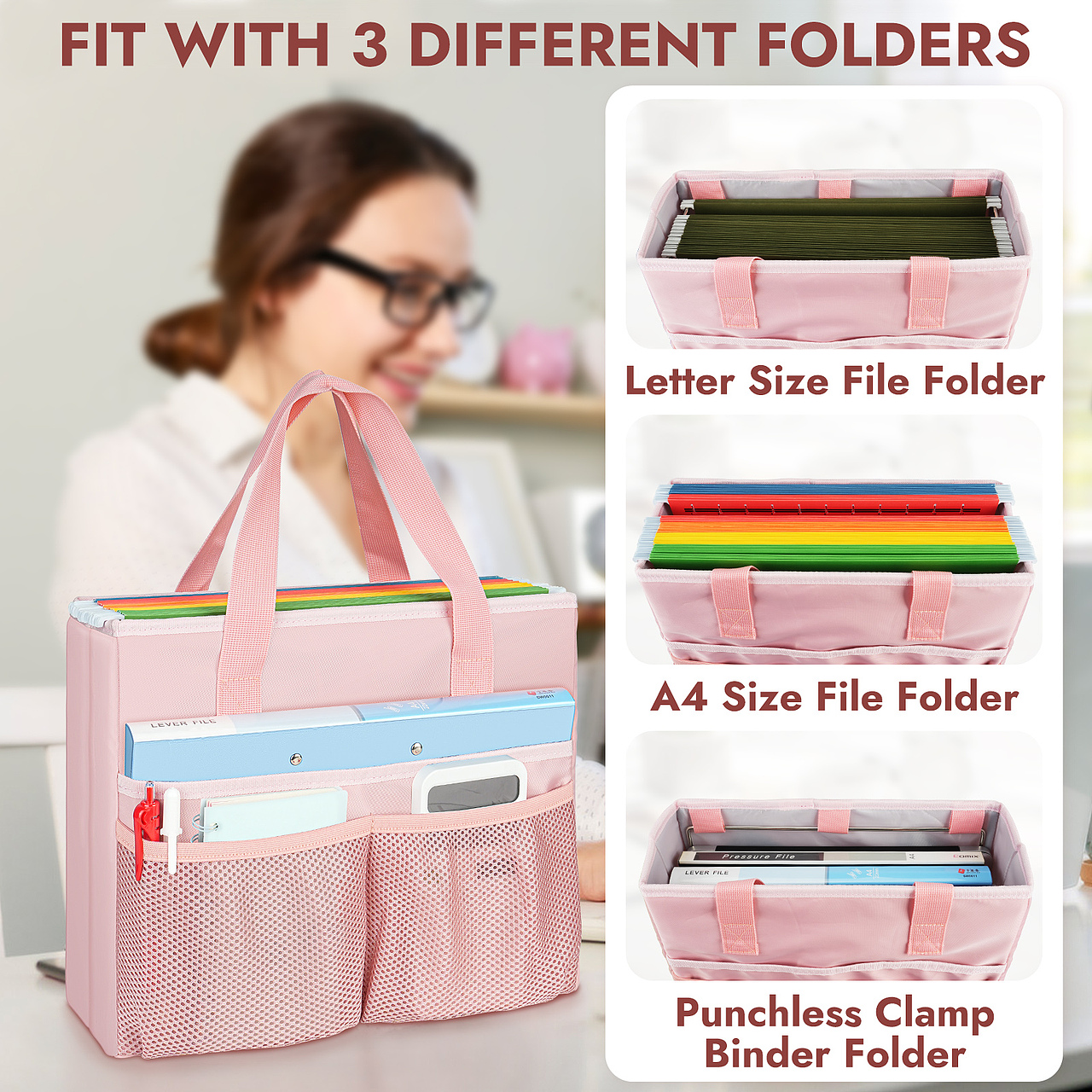 亚马逊文件夹包主图及A+