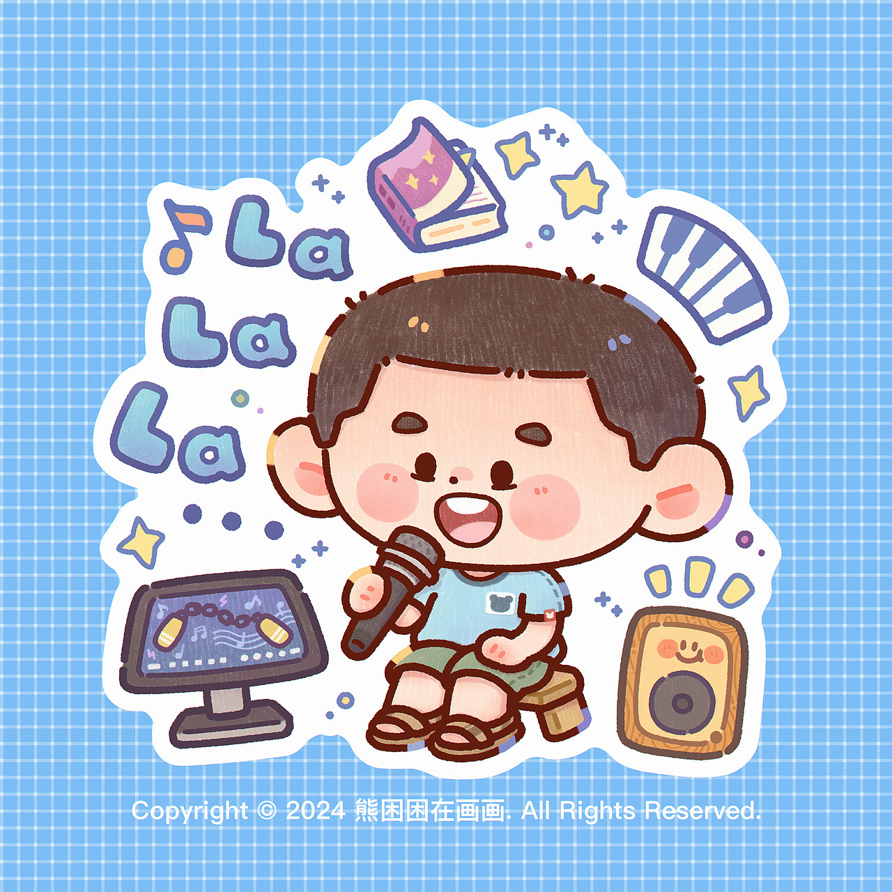 可爱萌娃Q版插画合集