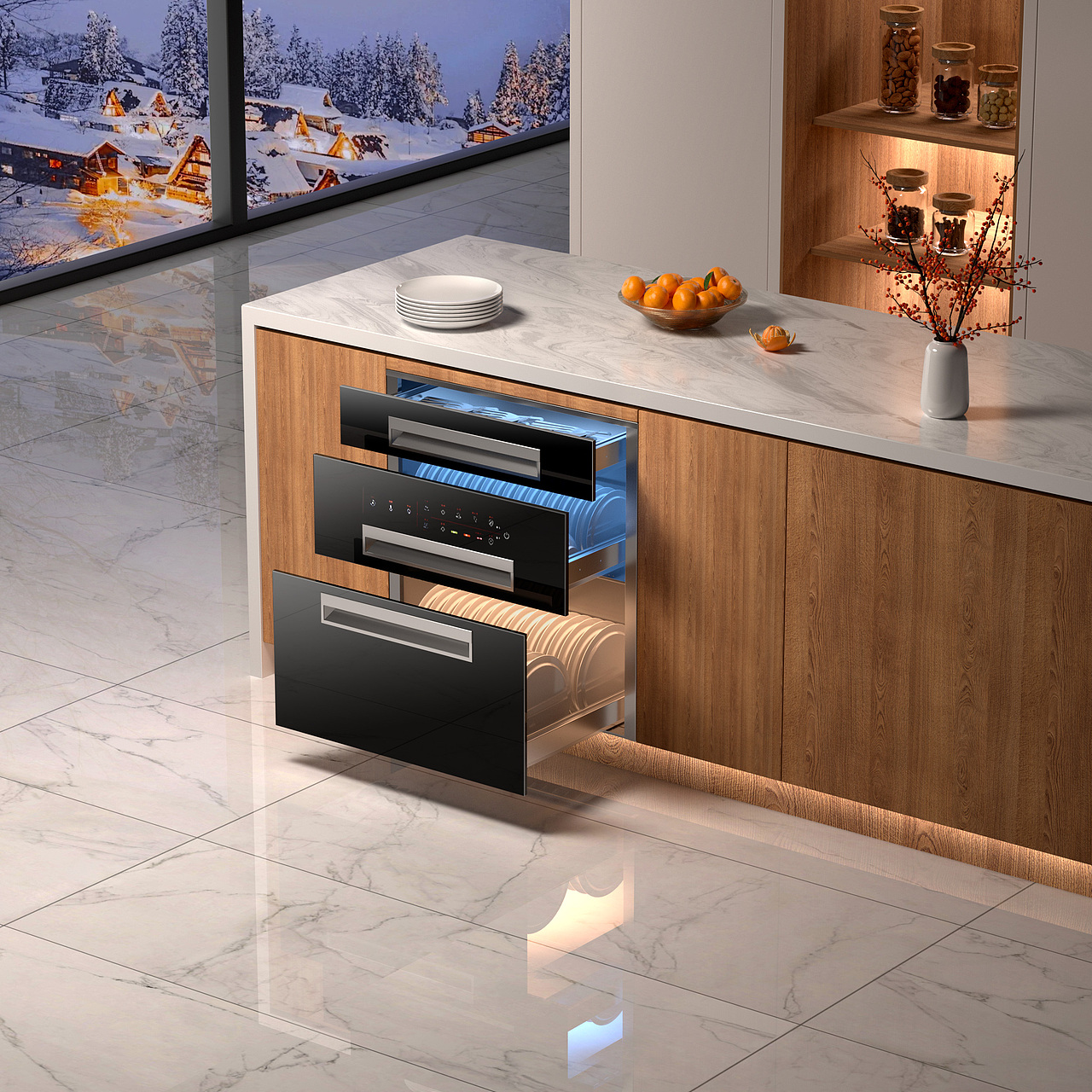 厨电渲染图（图ZMzgwNDgyMzI4） - 电商 - 站酷设计师哆啦A梦变设计原创素材 - 站酷ZCOOL