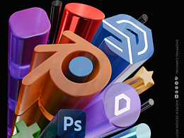 双11动态海报-blender制作