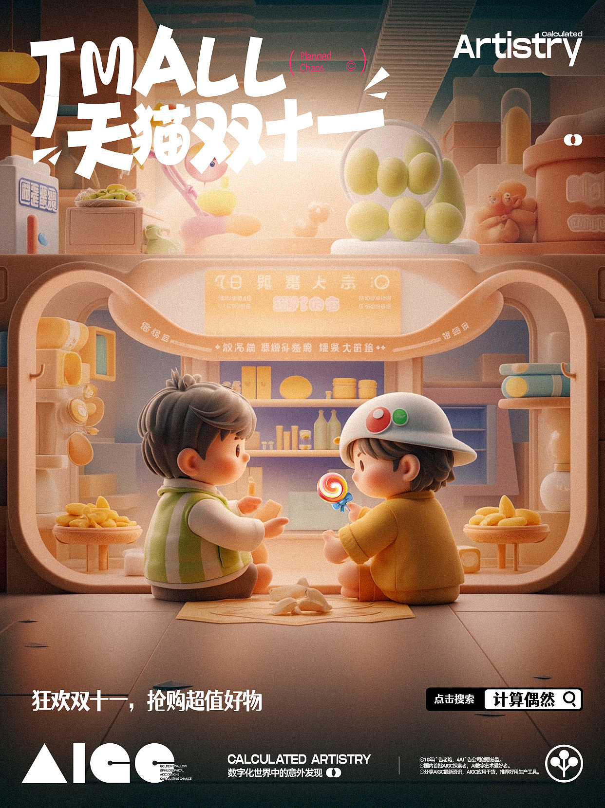 Stable Diffusion|AI品牌logo|天猫双十一