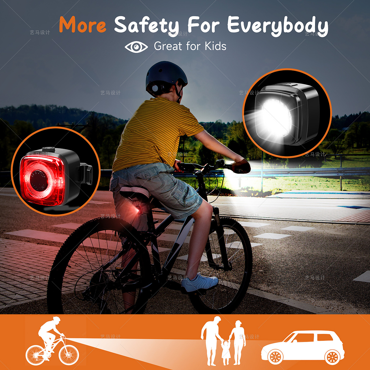 灯具 车灯-Amazon案例亚马逊主副图A+设计（图ZMzgwNTA0Mjky） - 电商 - 站酷设计师亚马逊设计工作室原创素材 - 站酷ZCOOL