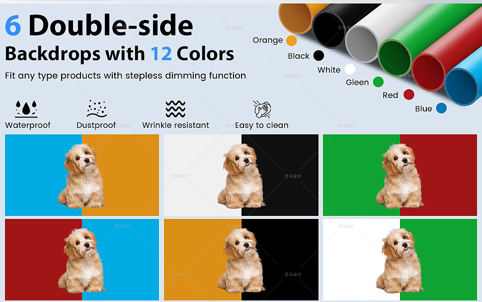 灯具 灯箱-Amazon案例 亚马逊主副图A+设计