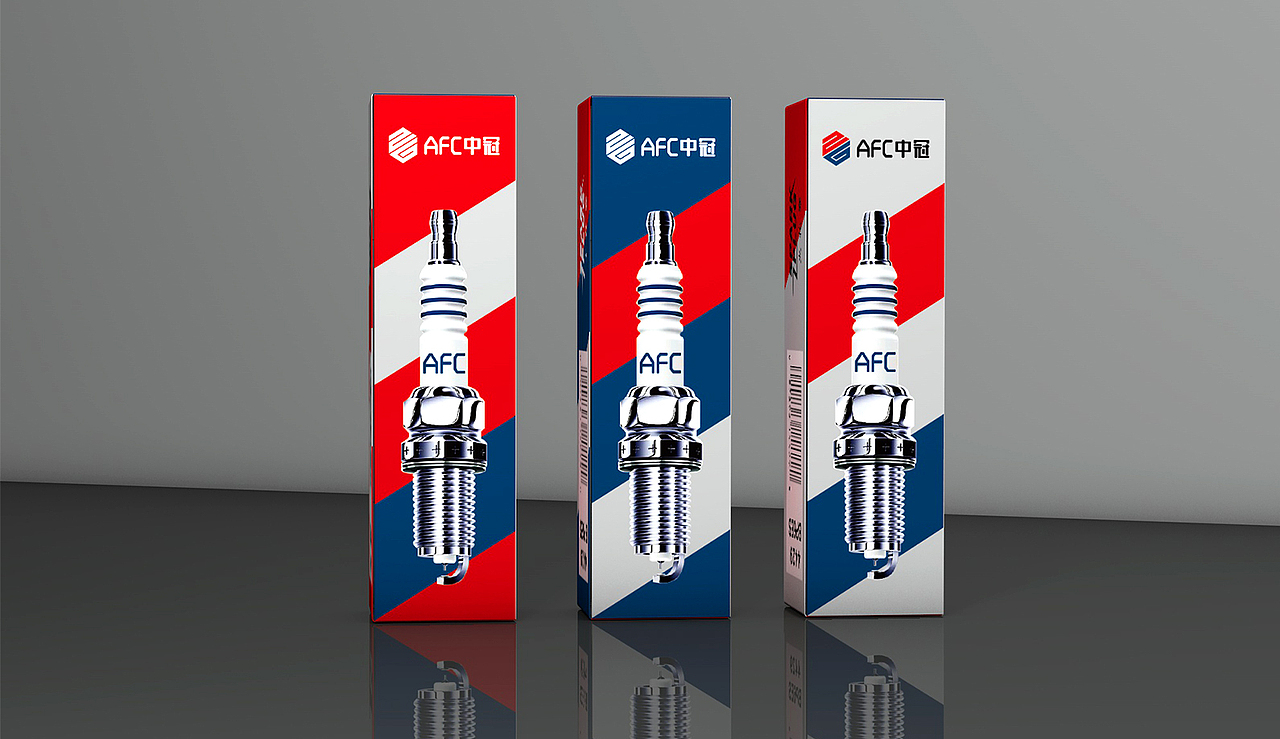 汽配包装设计丨火花塞包装丨简约配件包装丨高端包装