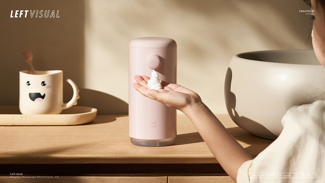 米家-洗手机&香氛机 × 创左派 | 平面拍摄作品分享（图ZMzgwNTA4NjY4） - 产品摄影 - 站酷设计师创左派视觉广告原创素材 - 站酷ZCOOL