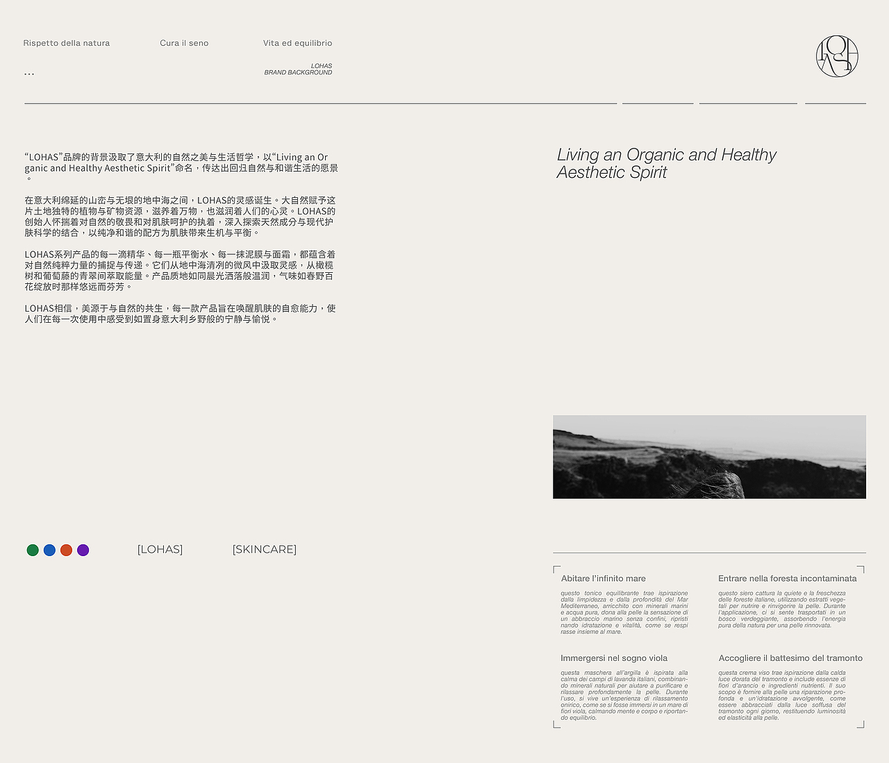 Lohas护肤品品牌包装全案 | 标志/VI/包装