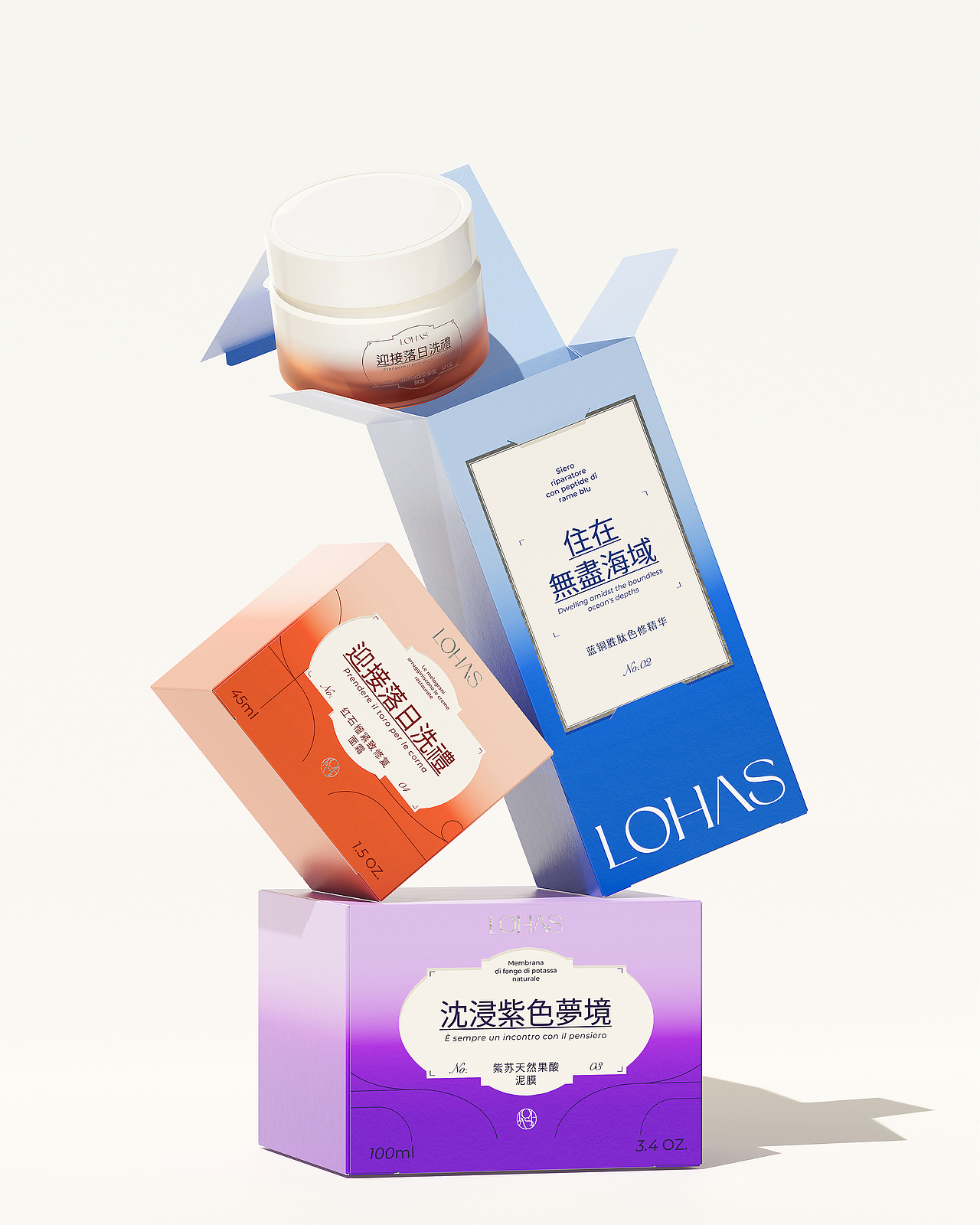 Lohas护肤品品牌包装全案 | 标志/VI/包装（图ZMzgwNTA5NzI4） - 品牌 - 站酷设计师卢帅品牌设计原创素材 - 站酷ZCOOL