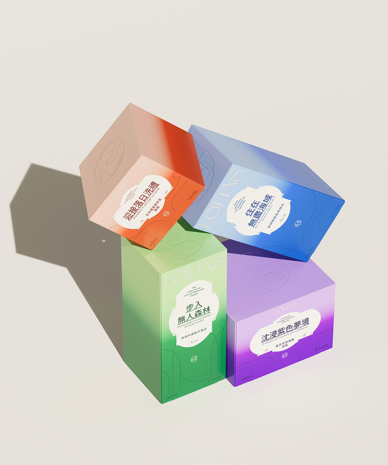 Lohas护肤品品牌包装全案 | 标志/VI/包装