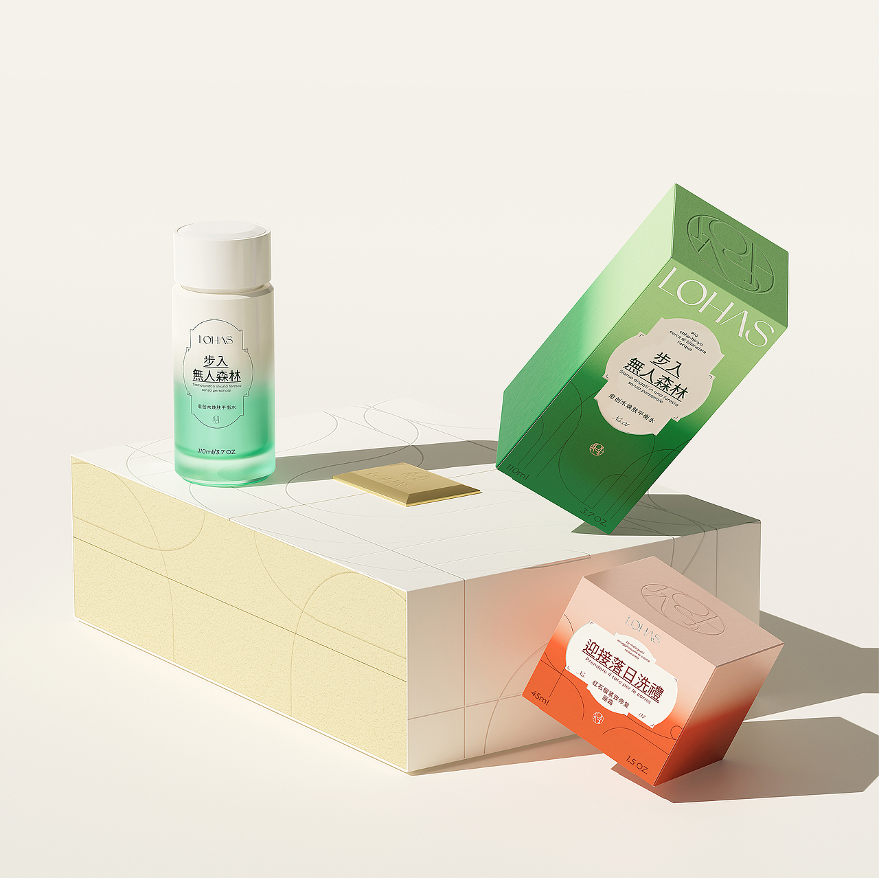 Lohas护肤品品牌包装全案 | 标志/VI/包装（图ZMzgwNTA5NzMy） - 品牌 - 站酷设计师卢帅品牌设计原创素材 - 站酷ZCOOL