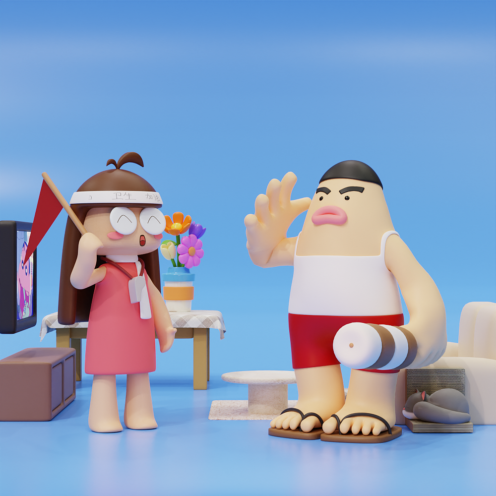打扫房间（图ZMzgwNTEzMTUy） - 动画/影视 - 站酷设计师M慢半拍原创素材 - 站酷ZCOOL