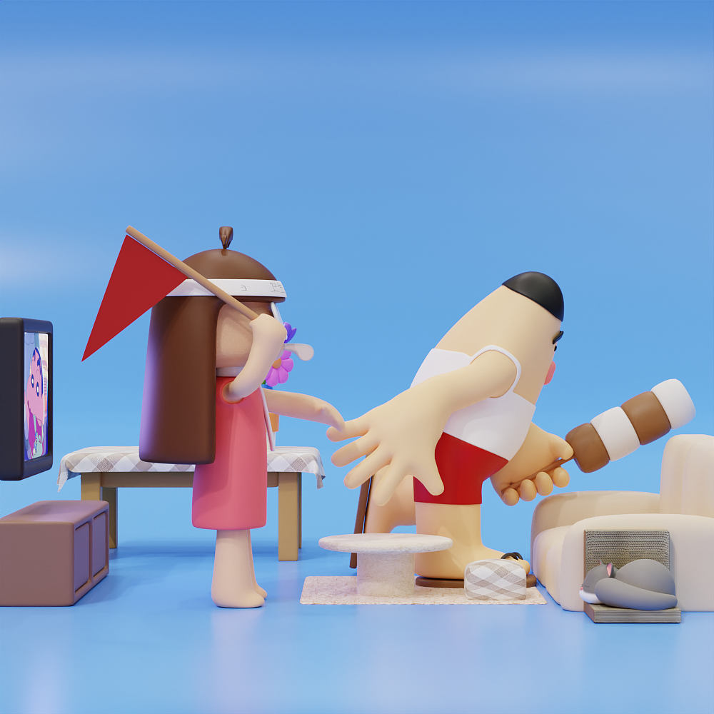 打扫房间（图ZMzgwNTEzMTY4） - 动画/影视 - 站酷设计师M慢半拍原创素材 - 站酷ZCOOL
