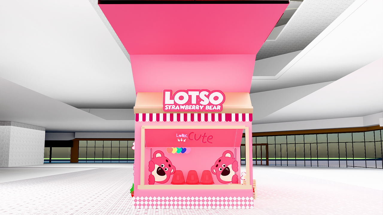 草莓熊联名美陈（图ZMzgwNTE0ODE2） - 其他三维 - 站酷设计师Z85302632原创素材 - 站酷ZCOOL