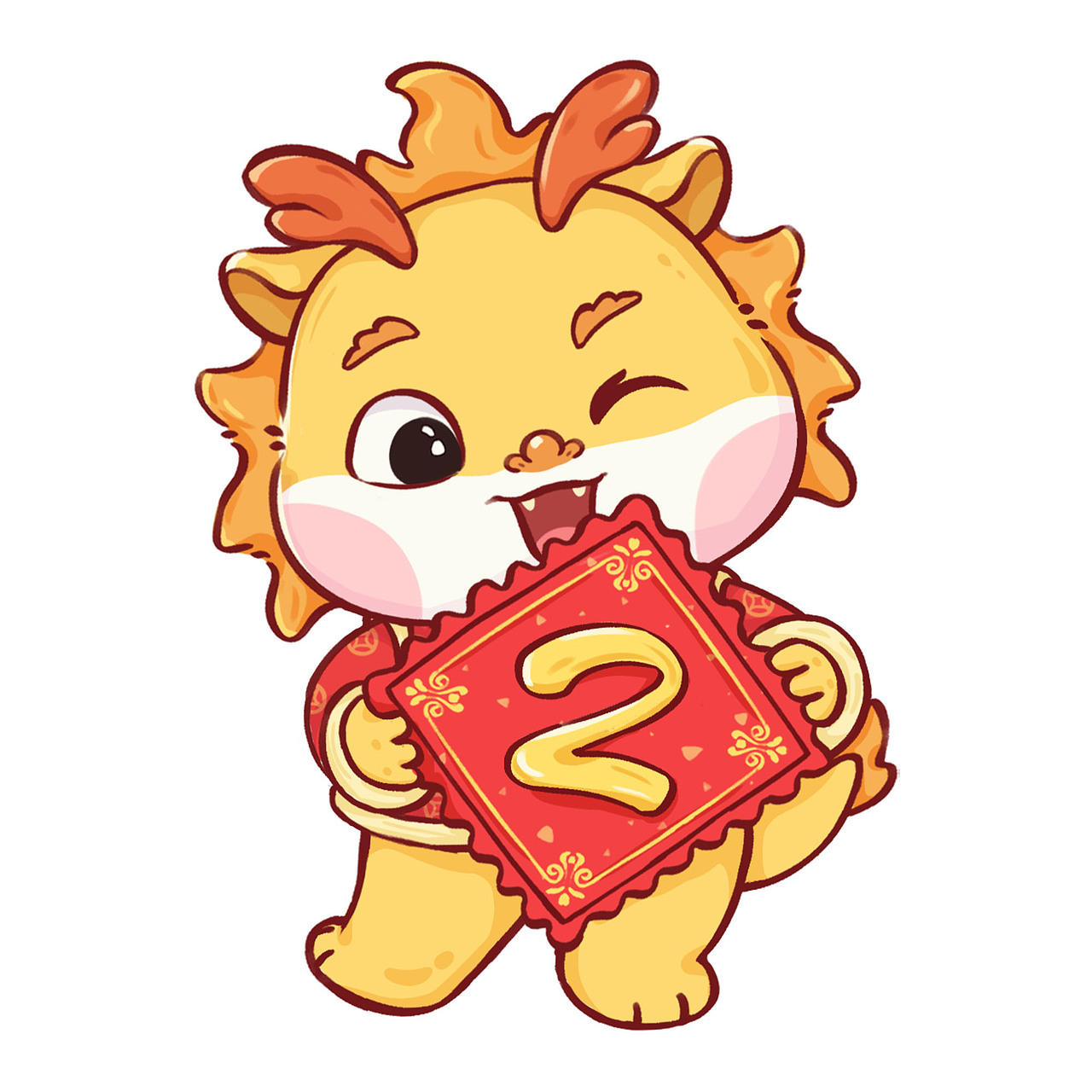 龙年新年生肖IP形象设计汇总 潮玩卡通形象插画