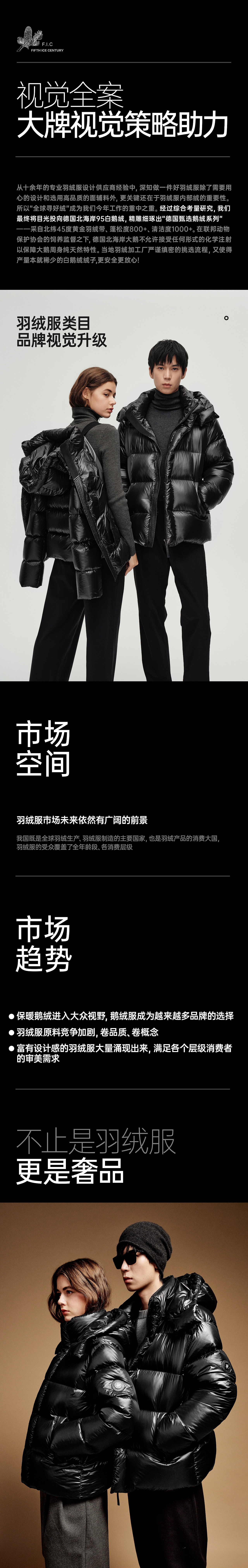F.I.C羽绒服详情页视觉策划