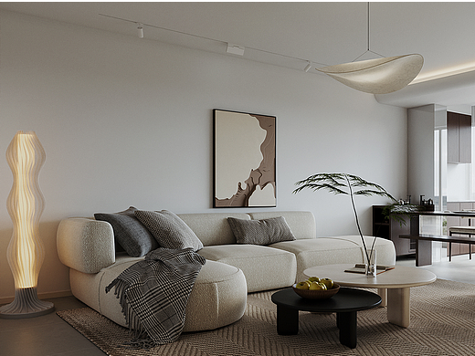 理想中的舒适奶油风设计