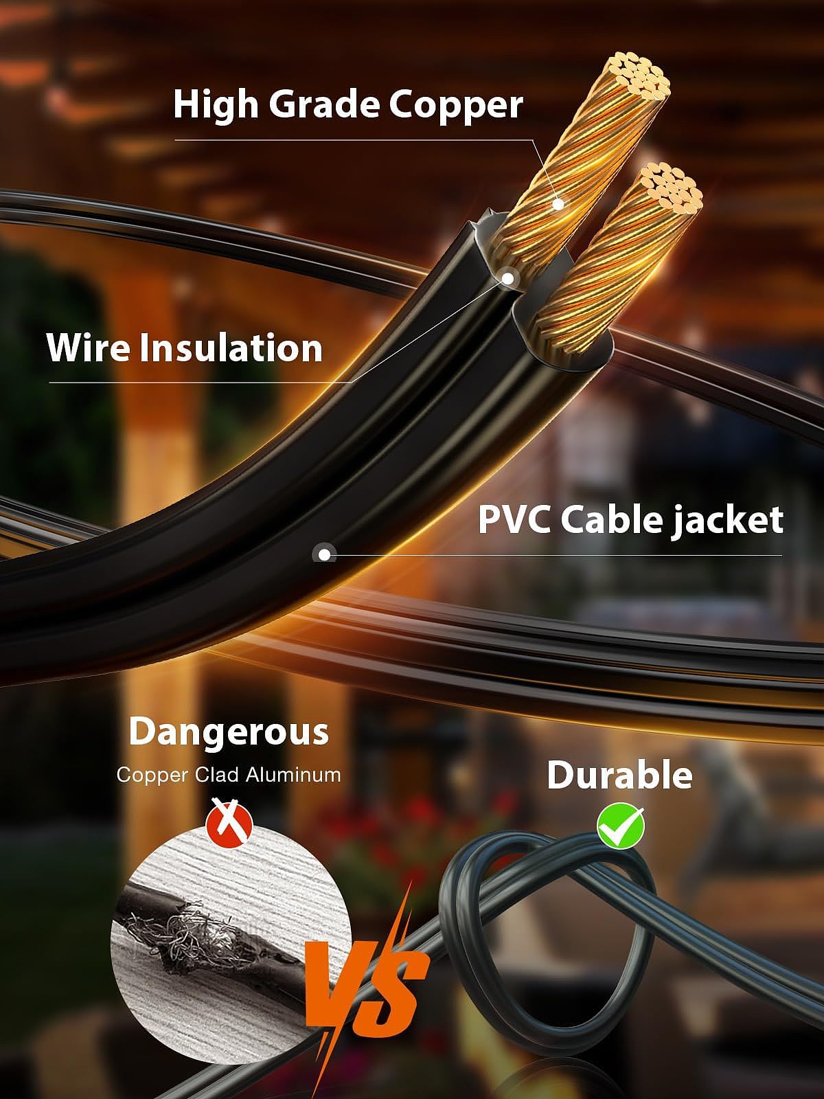 户外灯串 氛围灯串 主图/详情页 亚马逊主图/高级A+