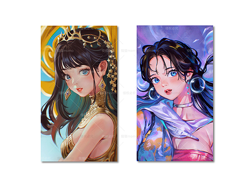 商业插画作品合集05——角色设定