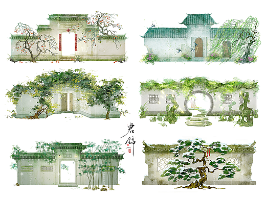 小建筑素材