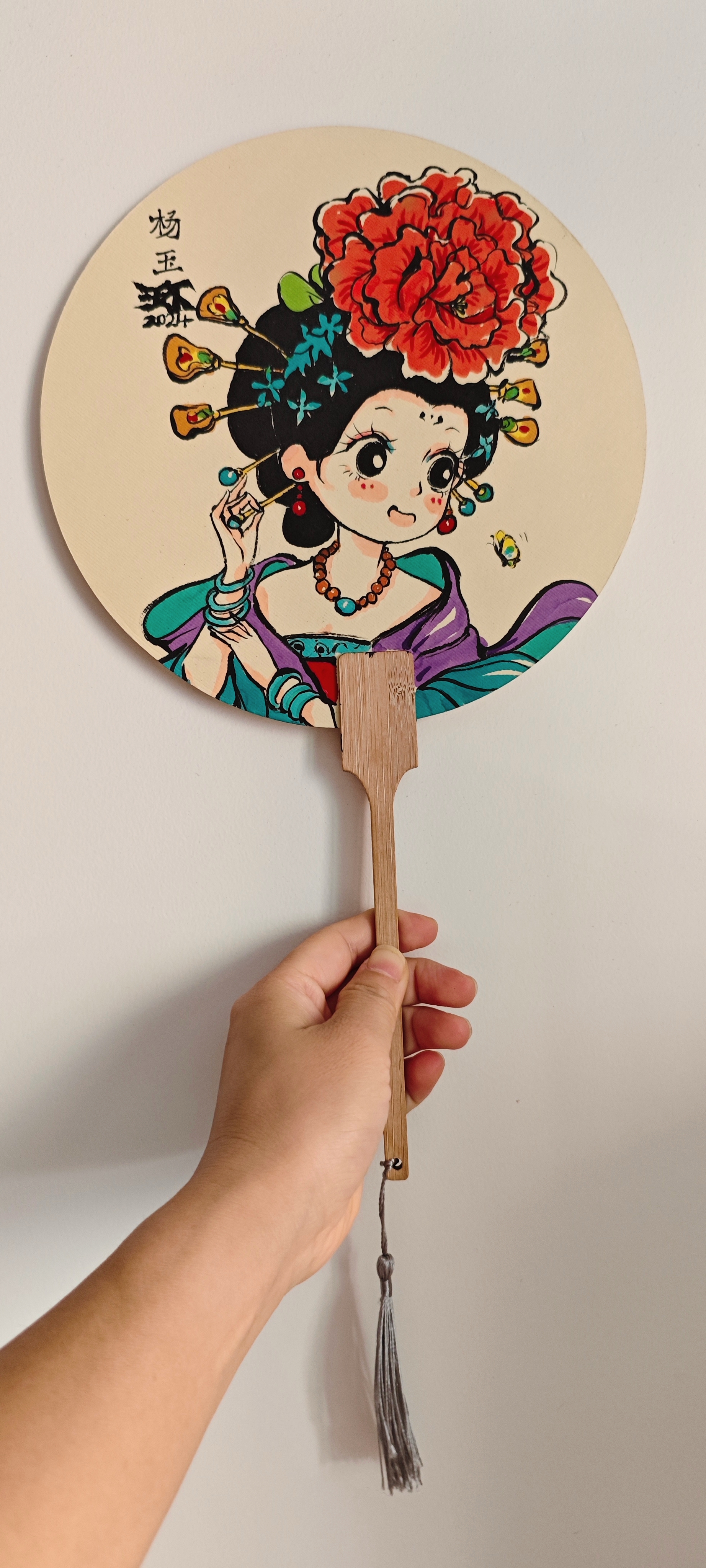 团扇手绘(现场绘画)